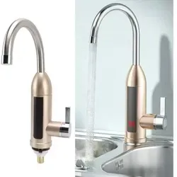 3000 W Durchlauferhitzer Wasserhahn – Drehbar, Edelstahl für Küche & Bad