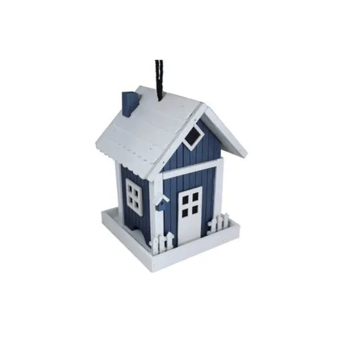 Elmato 10835 Vogelhaus Island Nistkasten handbemalt Deko, 25x18x25cm