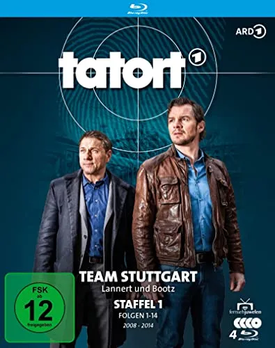 Tatort - Team Stuttgart - Staffel 1 (Folge 1-14) [Blu-ray] - Krimi-Filme mit Richy Müller und Felix Klare, spannende Ermittlungen und fesselnde Geschichten, freigegeben ab 12 Jahren.