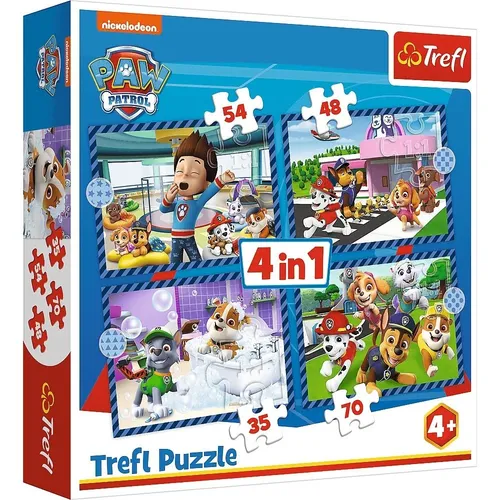 Puzzle 4in1 Dog matters Paw Patrol Trefl 5900511346503