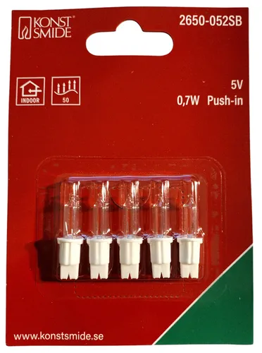 Produktbild Konstsmide Ersatzbirnen für Fensterbilder 5V 0,7W