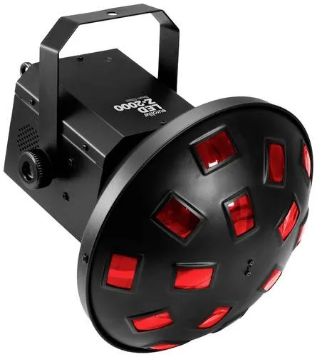 Eurolite 51918222 Z-2000 LED-Effektstrahler - Licht-Effekte mit 5x10W RGBWA LEDs für dynamische Strobe- und Derby-Effekte, perfekt für Partys und Veranstaltungen, kompatibel mit QuickDMX.