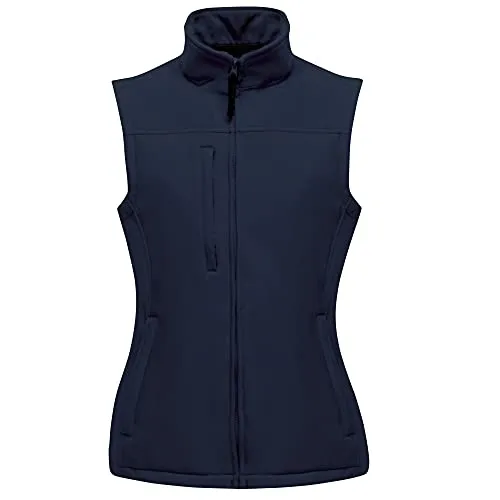 Regatta Damenjacke TRA790 - Navy, Größe 12 - Funktionsjacke aus warmem, elastischem zweilagigem Gewebe mit wasserabweisender Oberfläche. Ideal für Outdoor-Aktivitäten, schnell trocknend und bequem zu tragen.