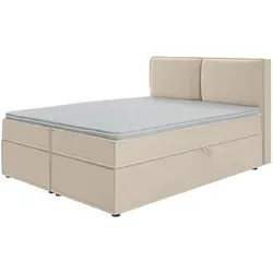 S-Style Möbel Boxspringbett Plaza mit Topper und Bettkästen - Luxuriöses Boxspringbett mit hochwertigem Topper und praktischen Bettkästen für optimalen Stauraum, bietet perfekte Körperunterstützung und höchsten Schlafkomfort.