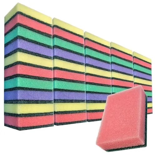 com-four® 50x Topfreiniger aus Kunststoff