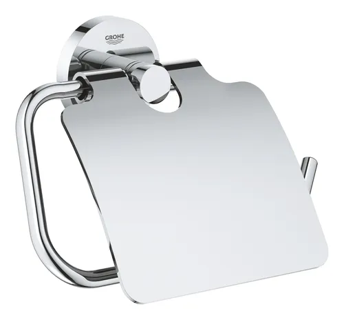 GROHE Start Toilettenpapierhalter, chrom (41179000) - Zubehör & Accessoires, elegantes Design aus Metall mit verdeckter Befestigung für eine saubere Optik und einfache Montage.