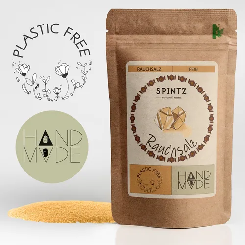 500g Rauchsalz Hickory smoked Salt Würz Salz  geräuchertes Salz Räuchersalz