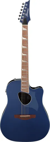 Ibanez ALT30-NBM Night Blue Metallic Westerngitarre - Dreadnought-Gitarre mit massiver Fichtendecke und AEQ-2UT Preamp für verstärktes Spiel. Ideal für E-Gitarristen, die in die Akustik-Welt eintauchen möchten.