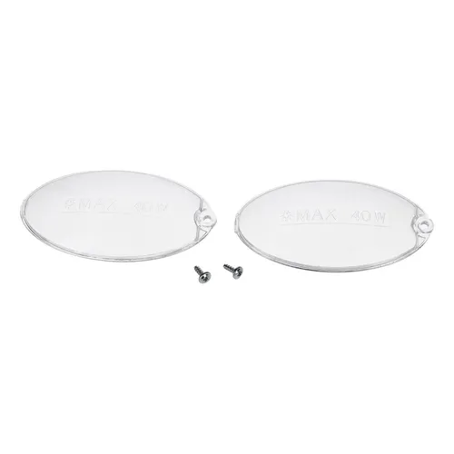 easyPART passend für 9188065409 Beko Lampenabdeckung Set für Dunstabzugshaube