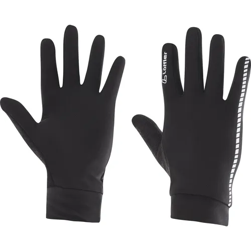 Löffler Thermo Gloves black (990) 8-8,5 - Langlaufhandschuhe für Herren, bieten hervorragende Wärmeisolierung und sind atmungsaktiv. Ideal für Outdoor-Aktivitäten im Winter mit reflektierenden Elementen für mehr Sicherheit.