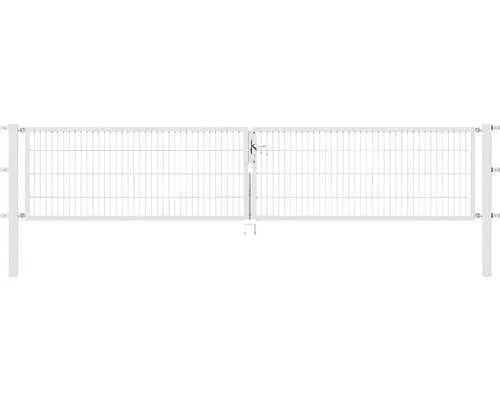 Produktbild Stabgitter-Doppeltor ALBERTS Flexo Typ 6/5/6 400 x 80 cm
