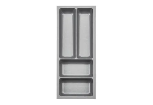 So-tech - Orga-box 3 Besteckeinsätze Tiefe 473 Mm Silbergrau Schubladeneinsätze Breite 191 Mm Für Schubladen 300 Mm