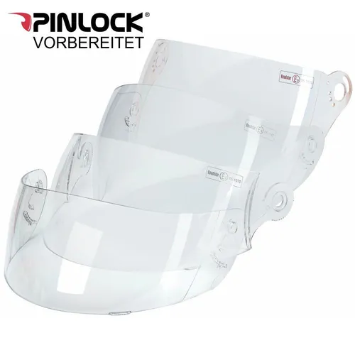 Germot GM 320 Visier, transparent für Männer - Motorrad-Headsets, kratzfest und Pinlock vorbereitet für optimale Sicht und Sicherheit auf der Straße.