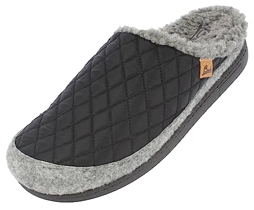 Beck Damen Pantoffel Karina - Hausschuhe mit warmem Futter und praktischem Wechselfußbett, ideal für gemütliche Stunden zu Hause. Bitte eine Größe größer bestellen.