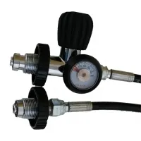 Polaris Überströmschlauch 1 m bis 300 bar mit Manometer von Polaris