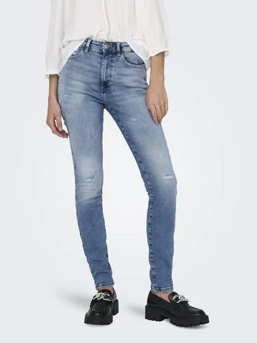 ONLY Skinny-fit-Jeans ONLFOREVER ICON HW SK LAK DNM GEN476NOOS mit Destroyed Effekt