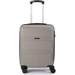 Benzi 5739 4 Rollen Kabinentrolley S 55 cm - Grau - Der Benzi Kabinentrolley 5739 vereint Stil und Funktionalität. Mit praktischem Wäschefach, Kreuzpackgurt und TSA-Schloss ist er der ideale Reisebegleiter. Leicht und robust aus innovativem ABS-Material, für unbeschwerte Reisen.