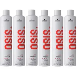 Schwarzkopf Osis Freeze Strong Hold Hairspray 6x500ml - Haarspray mit starkem Halt, ideal für langanhaltende Frisuren. Schützt das Haar vor Umwelteinflüssen und trocknet schnell. Perfekt für stylische Looks.