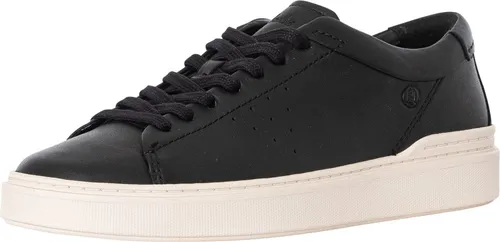 Clarks Herren Craft Swift Sneaker - Black Leather, 45 EU - Wanderschuhe mit flacher Absatzform, ideal für komfortable Spaziergänge und Freizeitaktivitäten.