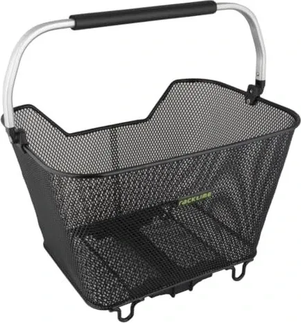 Racktime Baskit Deluxe 2.0 Fahrradkorb 23 Liter - Fahrradtaschen, geräumiger 23 Liter Korb für sicheres Transportieren von Gepäck und ideal für Pendler und Freizeitradler.