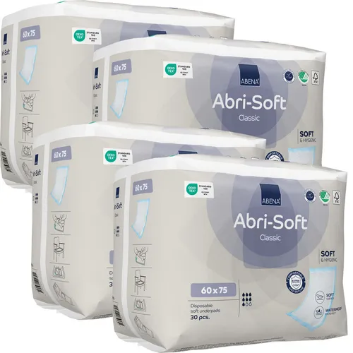 ABENA Abri Soft CLASSIC Betteinlagen 60 x 75cm - 4x30 (120) Stück