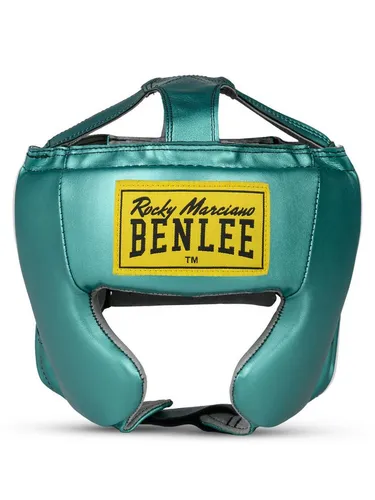 Benlee Rocky Marciano Kopfschutz MIKE JUNIOR grün - Hochwertiger Kopfschutz für Junioren aus 100% Polyurethan in Metallic Green/Black. Ideal für den sicheren Einsatz im Training und Wettkampf.