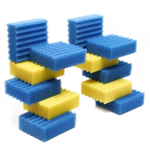 Ersatzteil für SunSun CBF-350C Bio Teichfilter - Ersatzteile für Poolfilter & Poolpumpen - Komplettes Set mit 12 Original-Filterschwämmen für effiziente Wasserreinigung und einfachen Austausch.
