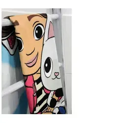 Herding Badetuch  Gabby ́s Dollhouse , mehrfarbig , Maße (cm): B: 75 H: 1