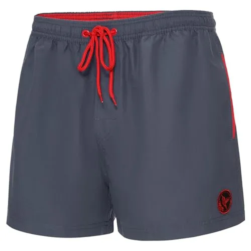 Ladeheid Badeshorts Herren Badehose Boardshorts Beachshorts Schwimmhose LA40-199 blau M