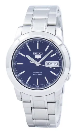 Seiko 5 Blau Zifferblatt Automatik Edelstahl 30M Armband SNKE51K1 Herrenuhr