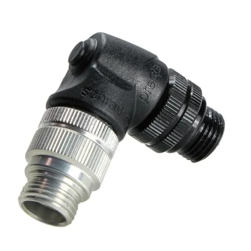 Airbone Ventil Adapter ZT-A12 Fahrradpumpe schwarz 1size