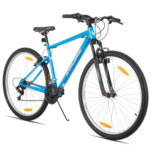 HILAND Mountainbike 29 Zoll Herren mit 18 Gängen - Robustes Herren-Mountainbike mit Kohlenstoffstahlrahmen, ideal für Pendler und Geländefahrten. Mit 18 Gängen und komfortabler Federung für ein angenehmes Fahrerlebnis bei jedem Wetter.
