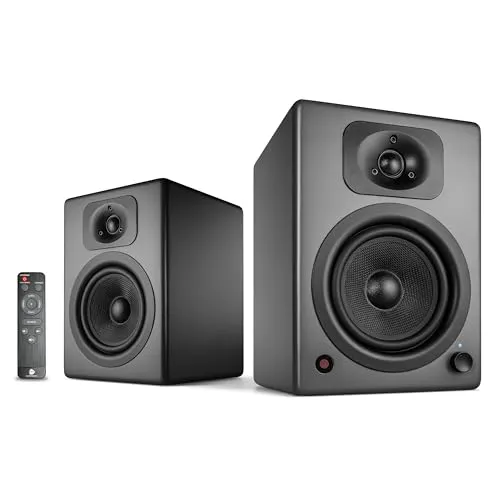 Wavemaster TWO NEO stone gray - Regallautsprecher mit Bluetooth - Regallautsprecher-System mit 60 Watt, Bluetooth-Streaming und vielfältigen Anschlussmöglichkeiten. Ideal für TV, Tablet und Smartphone – für erstklassigen Sound in kompaktem Design.
