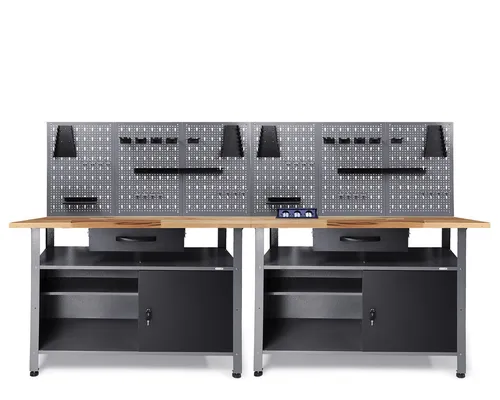 Werkbank Klaus 240 cm – Komplett Werkstattset von Ondis24