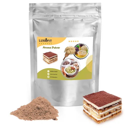 Luxofit Tiramisu Aroma Geschmack Flavour Pulver 1kg