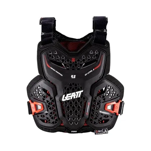LEATT Brustgeschirr 4.5 Hybrid Junior #L/XL 147-159cm Schwarz