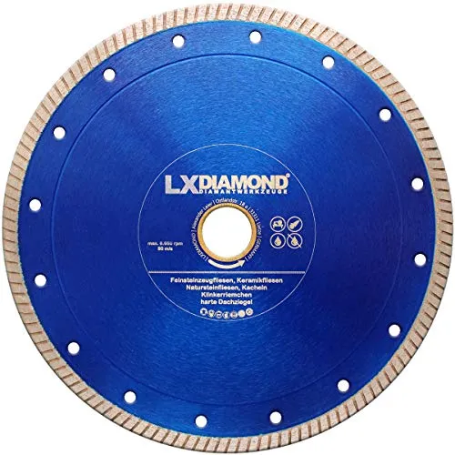 LXDIAMOND Diamant-Trennscheibe 300mm x 25,4mm Premium Diamantscheibe für Fliesen Feinsteinzeug Bodenfliesen Kreamik Natursteinfliesen Klinkerriemchen