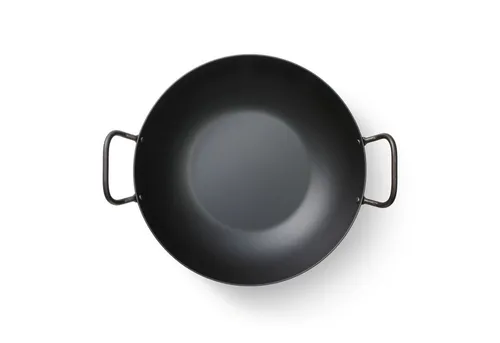 Skottsberg Wok Pfanne 34 cm aus Carbon Steel - Pfannen, langlebige Carbon Steel Konstruktion für gleichmäßige Wärmeverteilung und perfekte Ergebnisse beim Woken.