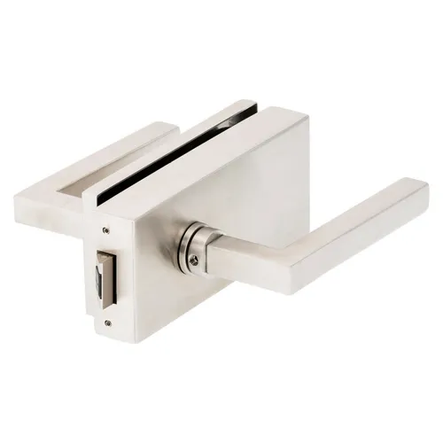 Glastürschloss Q UV ohne Bänder Edelstahl Glastürbeschlag Square Min