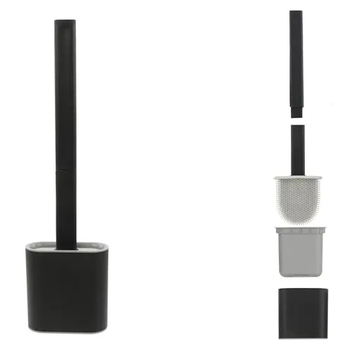 Toilettenbürste mit Halter Ibergrif Silikon Wandmontage Set