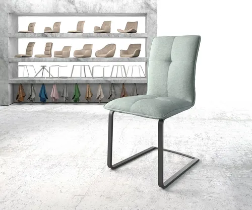 DELIFE Freischwinger Maddy-Flex Stripes Mint in grün von Delife