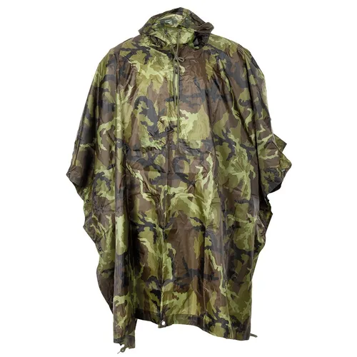 MFH US Poncho Ripstop - Vielseitiger Outdoor-Poncho - Jacken & Westen, beidseitig verwendbar mit 8 Ösen für Zelt- oder Unterstandnutzung, ideal für Outdoor-Abenteuer und wetterfeste Einsätze.