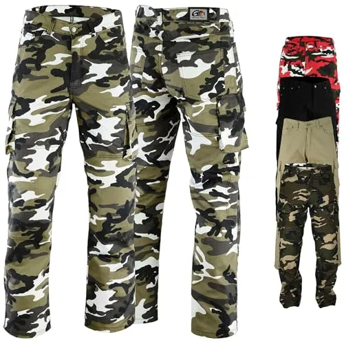 German Wear Motorradhose Herren in oliv von German Wear