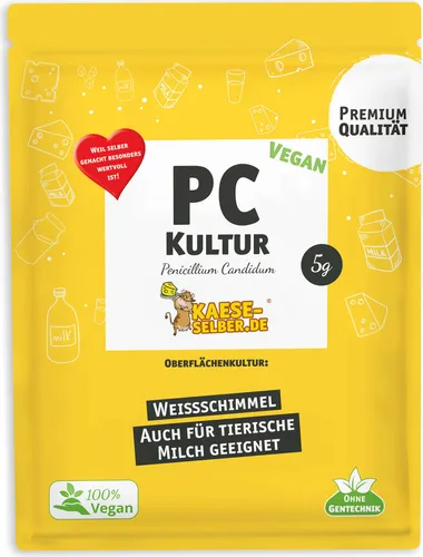 PC Vegan Penicillium Candidum für Weißschimmelkeese von KAESE SELBER