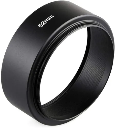 ayex Aluminium Gegenlichtblende Sonnenblende flach 52mm von ayex