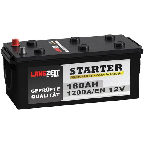Langzeit LKW Batterie 180AH 1200A/EN 12V Starterbatterie für Traktor