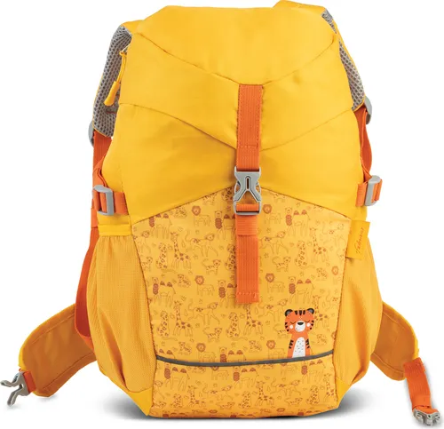 Wanderrucksack Kinder | Tiger (gelb) - Taschen & Rucksäcke, robuster und farbenfroher Rucksack für Kinder, perfekt für Freizeit, Kindergarten und Abenteuer im Freien.