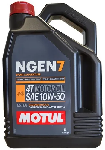 NGEN 7 10W-50 4T 4 Liter Motoröl - Hochleistungs-Motoröl für 4-Takt-Motoren, sorgt für erstklassige Schmierung und verlängert die Lebensdauer Ihres Motors.