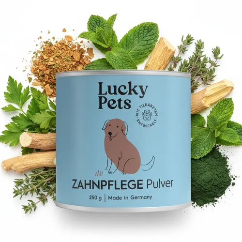 Zahnpflege Pulver für Hunde 250 g – Natürliche Zahnreinigung ohne Zahnbürste