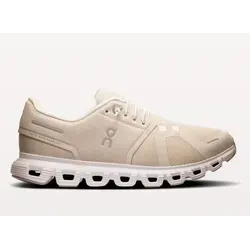 On Cloud 6 Damen Freizeitschuhe - Beige - Größe 8,5 - Laufschuhe mit innovativer CloudTec®-Technologie für ultimativen Komfort und Leichtigkeit, ideal für Freizeit und Sport.